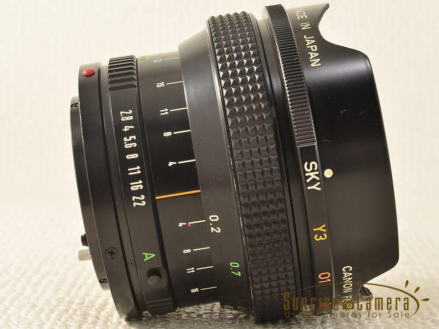 Canon (キヤノン) NEW FD 15mm F2.8 Fisheye