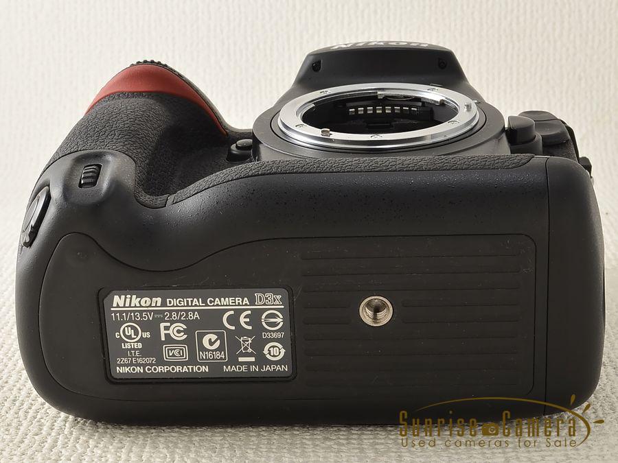 Nikon (ニコン) D3X ボディ ショット数8,780回｜商品詳細｜フィルムカメラと中古レンズの通販 サンライズカメラ