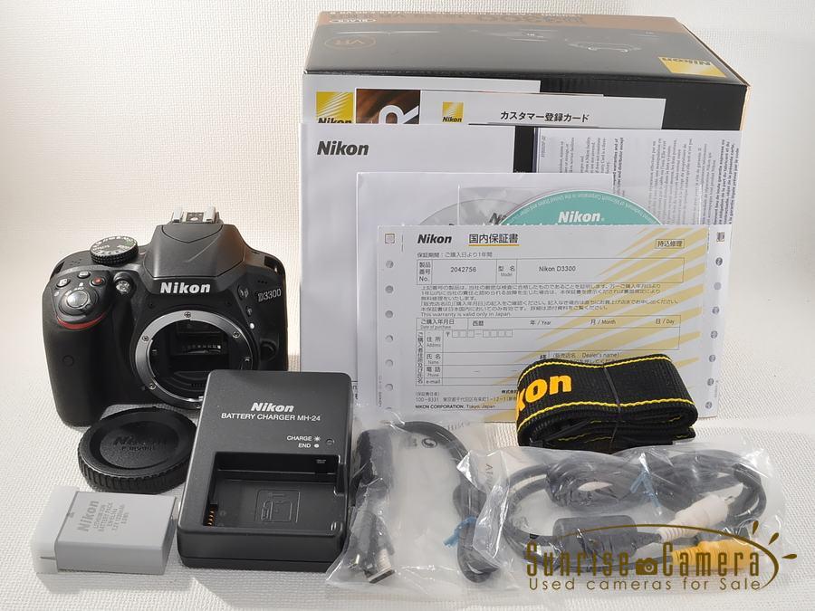 Nikon ニコン D3300 ボディ 商品詳細 フィルムカメラと中古レンズの通販 サンライズカメラ