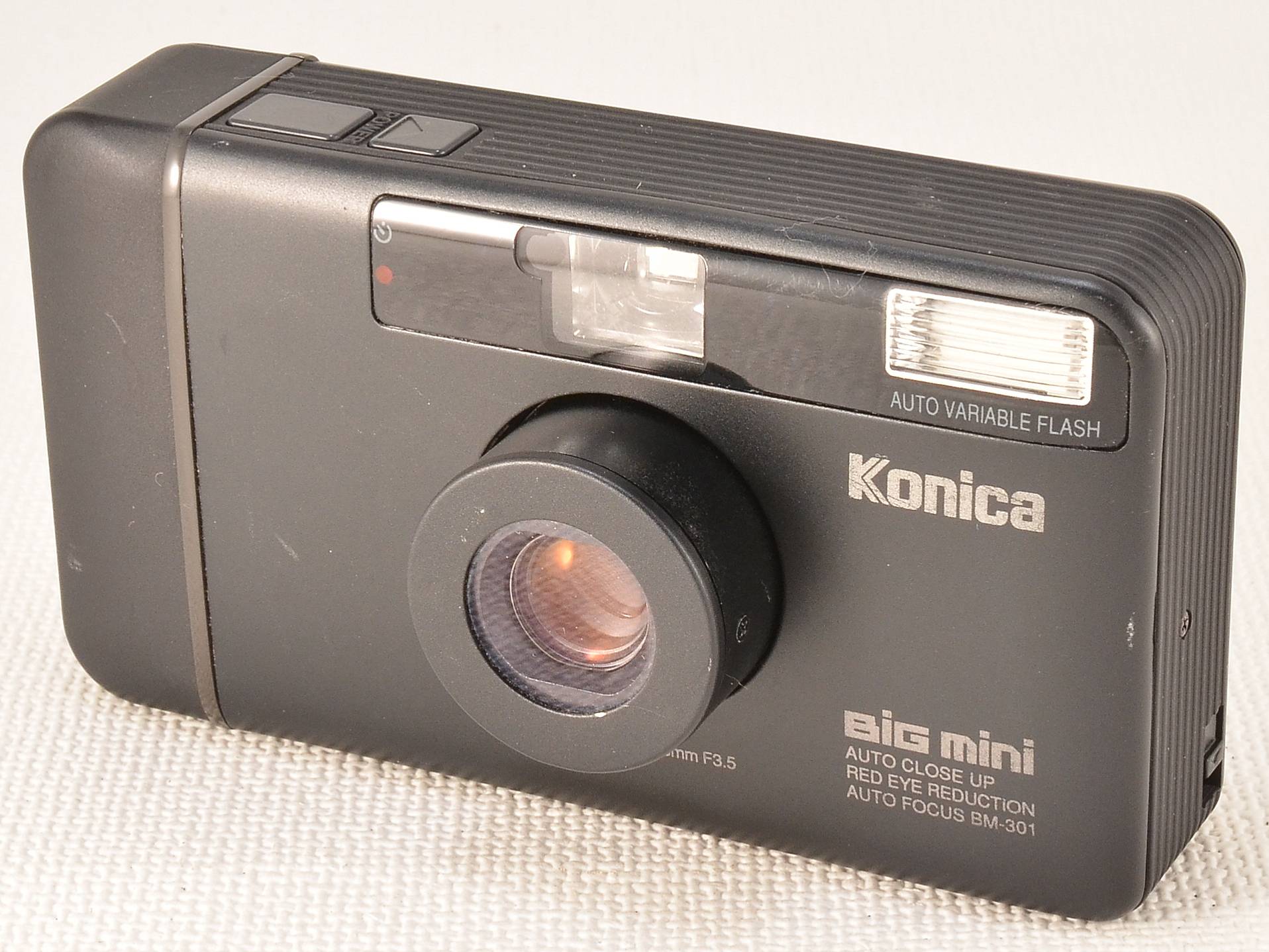 研究工業用 Konica コニカ Big Mini BM-301 フィルムカメラ 綺麗 %OFF 