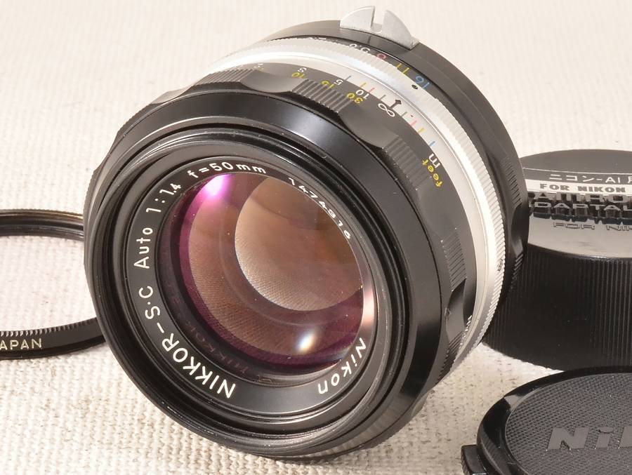 2160円 当店は最高な サービスを提供します Nikon ニコン NIKKOR-S.C Auto 50mm F1.4 非Ai