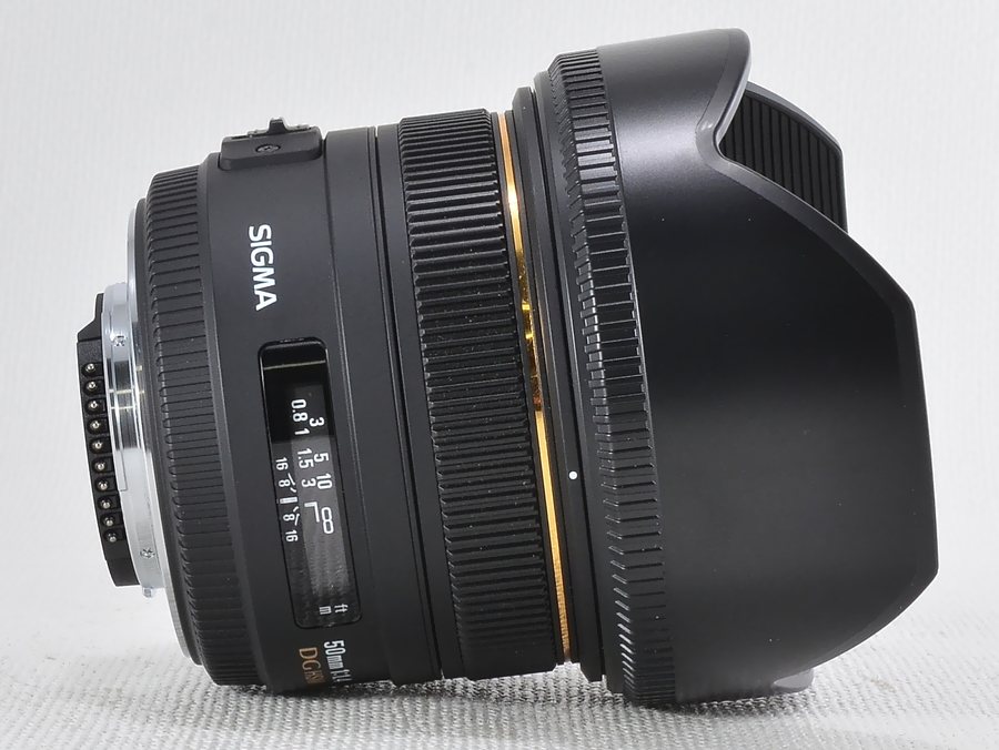 シグマSIGMA 50mm F1.4 EX DG HSM ニコンFマウント-